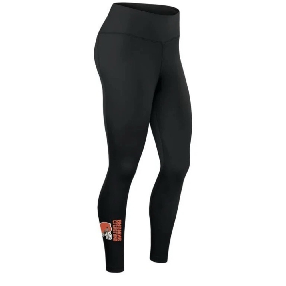 Fanatics-Cleveland Browns Wordmark Stacked Leggings-Black-Women's Size: 3XL-NEW!